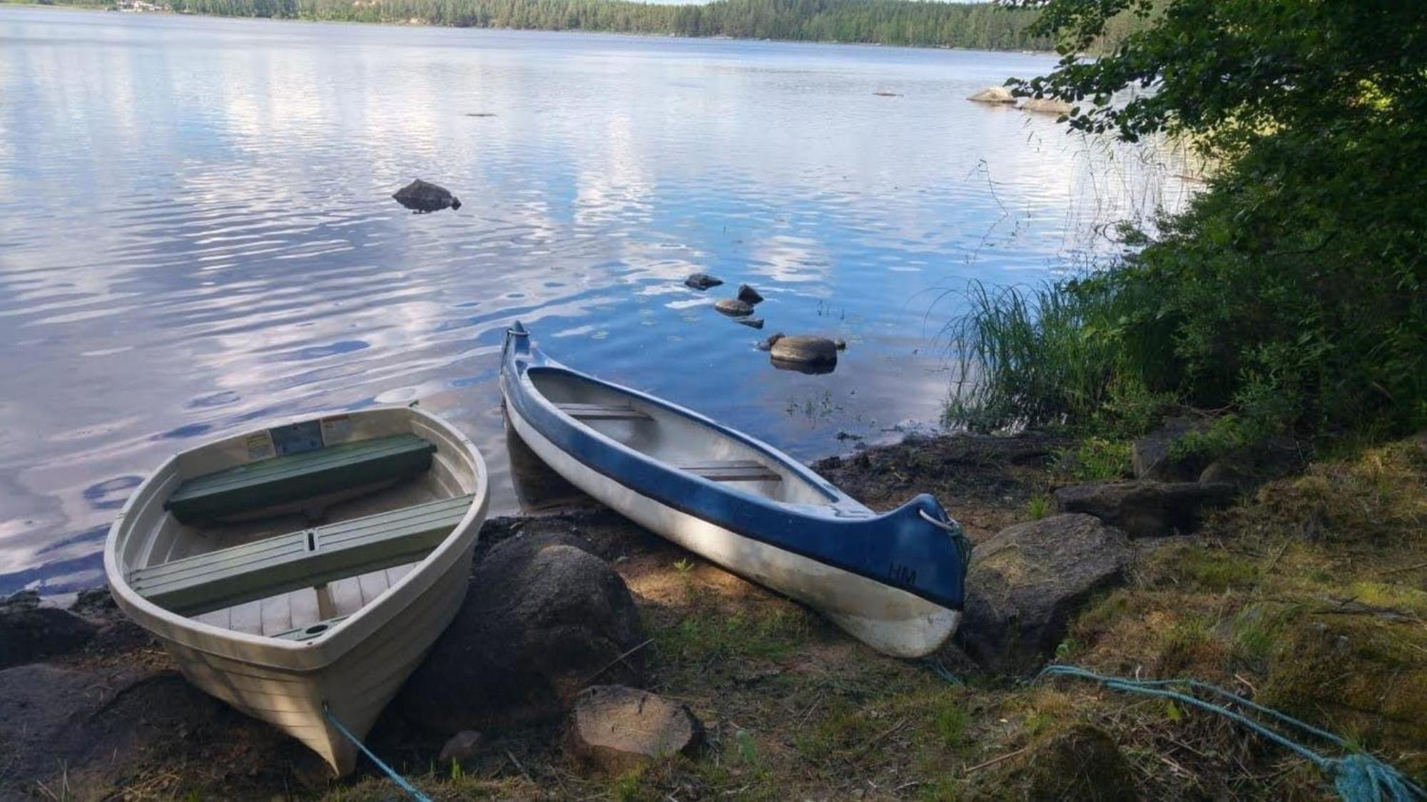 Ferienhaus In Malilla Boote Sauna See Екстер'єр фото
